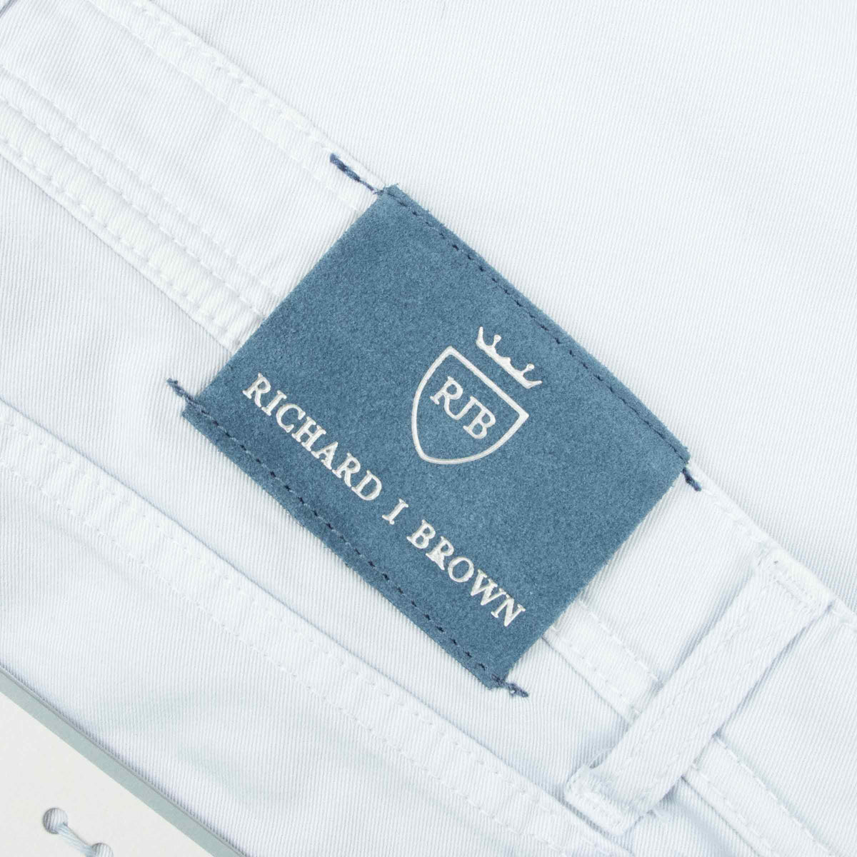 Richard J Brown - Powder Blue 'Milano' Cotton Regular Fit Jeans JEANS Richard J Brown