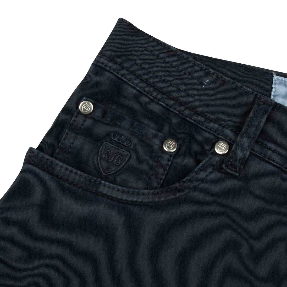 Richard J Brown - Navy 'Milano' Cotton Regular Fit Jeans JEANS Richard J Brown