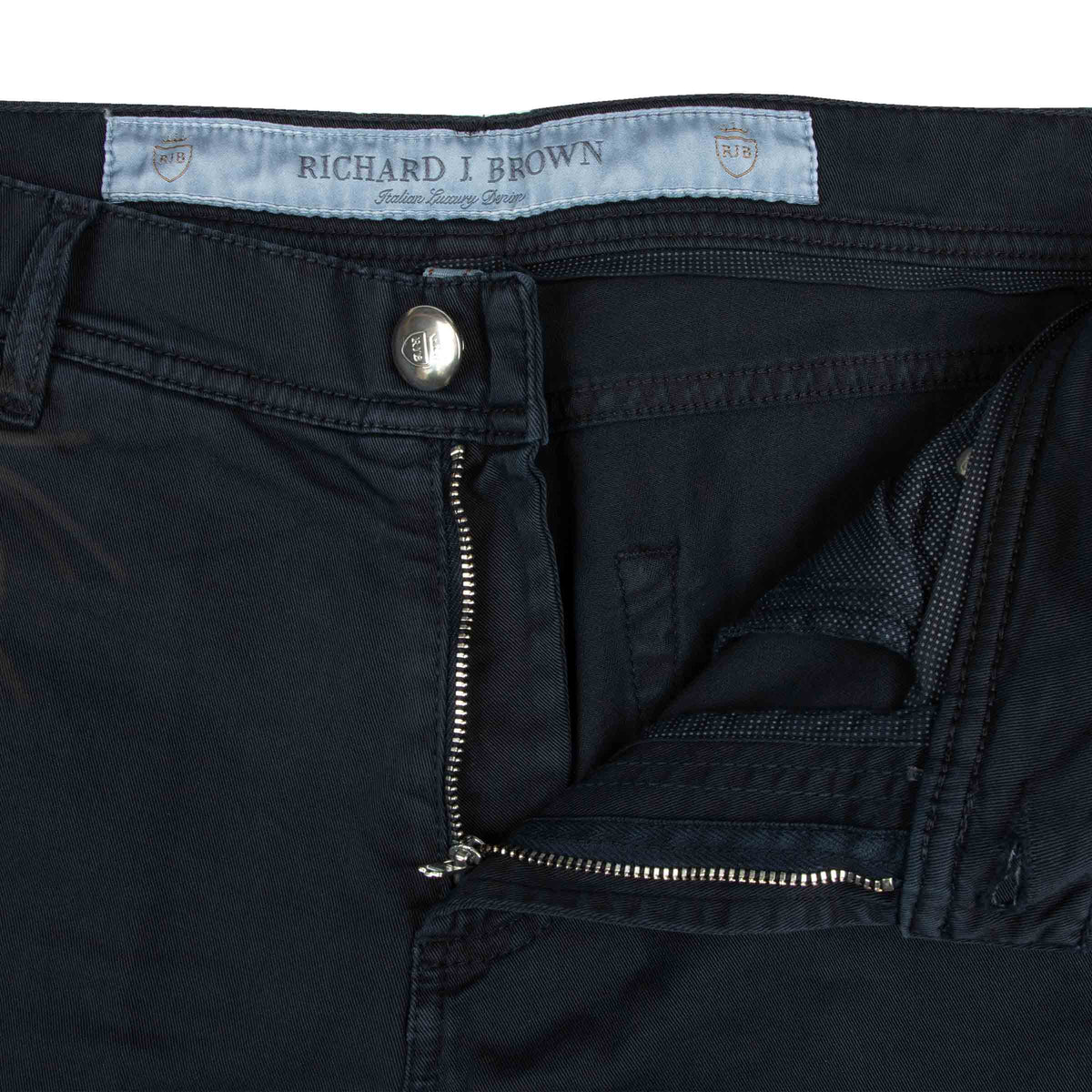 Richard J Brown - Navy 'Milano' Cotton Regular Fit Jeans JEANS Richard J Brown
