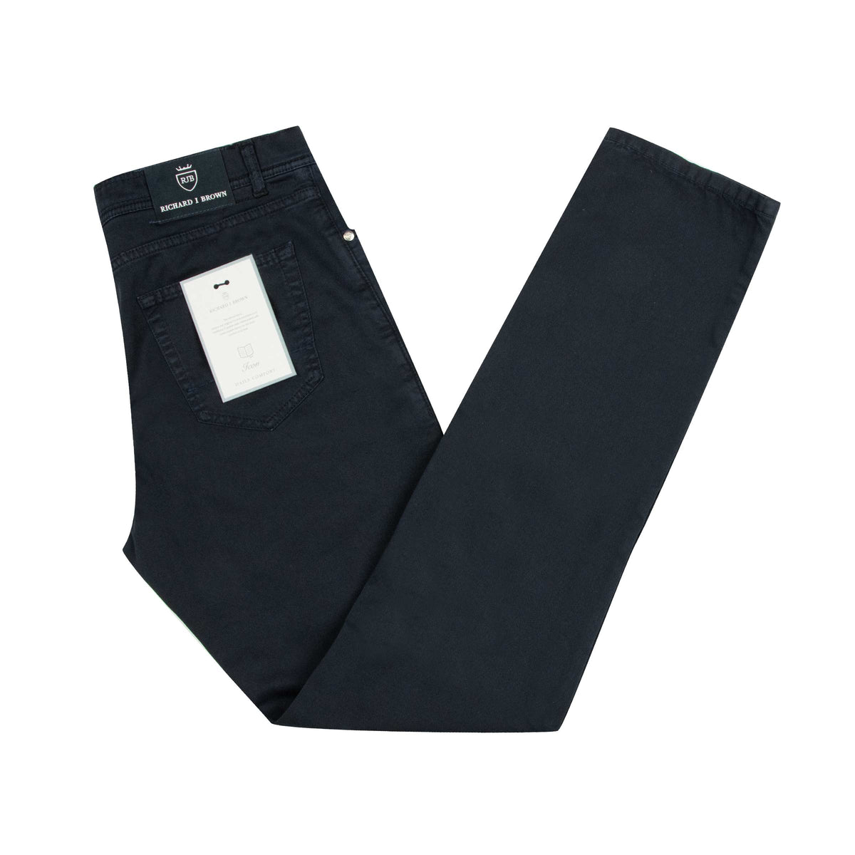 Richard J Brown - Navy 'Milano' Cotton Regular Fit Jeans JEANS Richard J Brown
