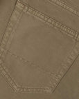 Richard J Brown - Khaki Brown Cotton Cashmere Denim 'Milano' Regular Fit Jeans JEANS Richard J Brown