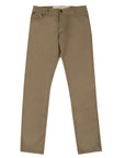 Richard J Brown - Khaki Brown Cotton Cashmere Denim 'Milano' Regular Fit Jeans JEANS Richard J Brown