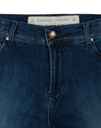 Richard J Brown - Mid Wash Cotton Cashmere Denim 'Milano' Regular Fit Jeans JEANS Richard J Brown