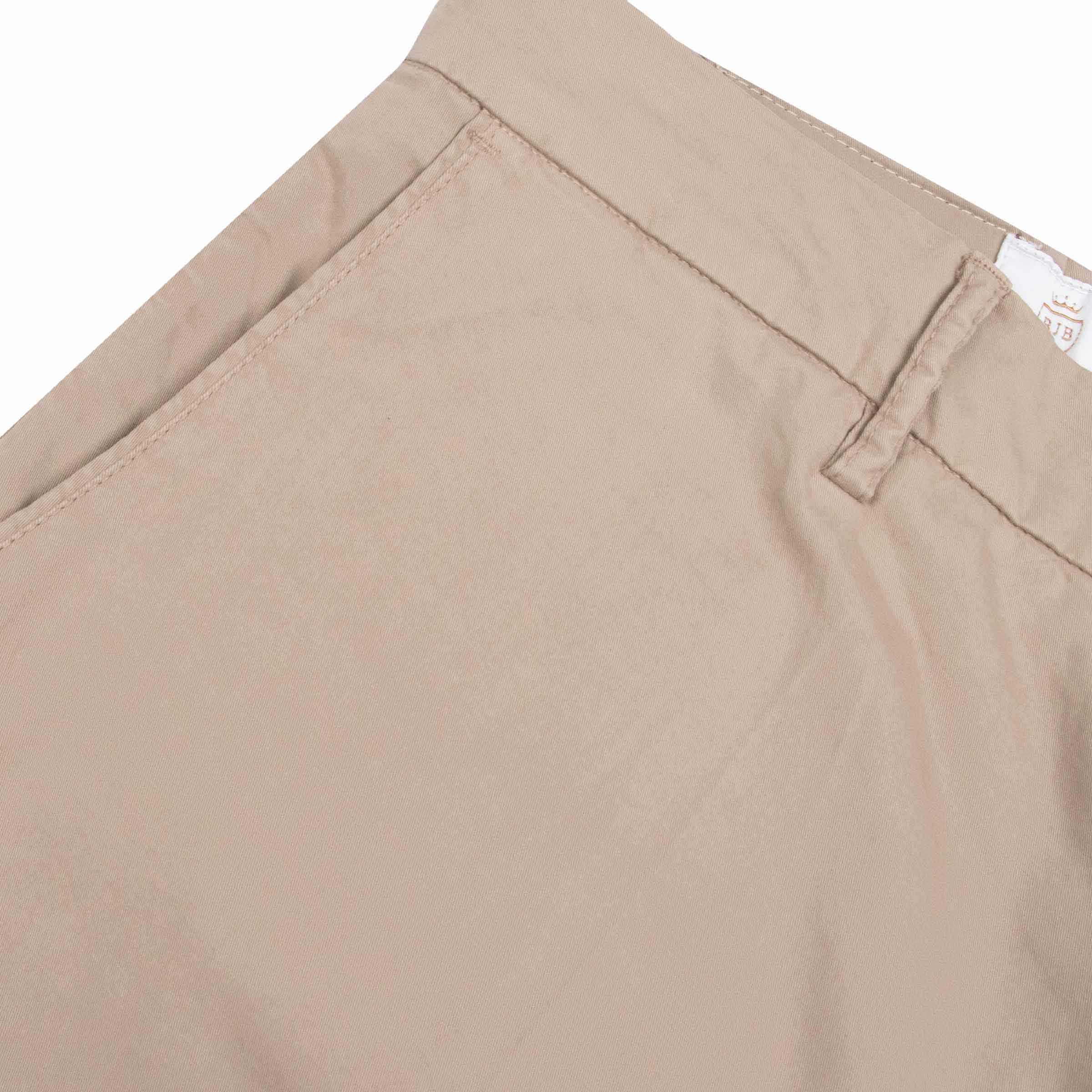 Richard J Brown - Mushroom Brown 'Singapore' Cotton Chinos CASUAL TROUSERS Richard J Brown