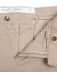 Richard J Brown - Mushroom Brown 'Singapore' Cotton Chinos CASUAL TROUSERS Richard J Brown