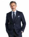 Robert Old - Navy Wool & Cashmere Twill Blazer JACKETS Robert Old