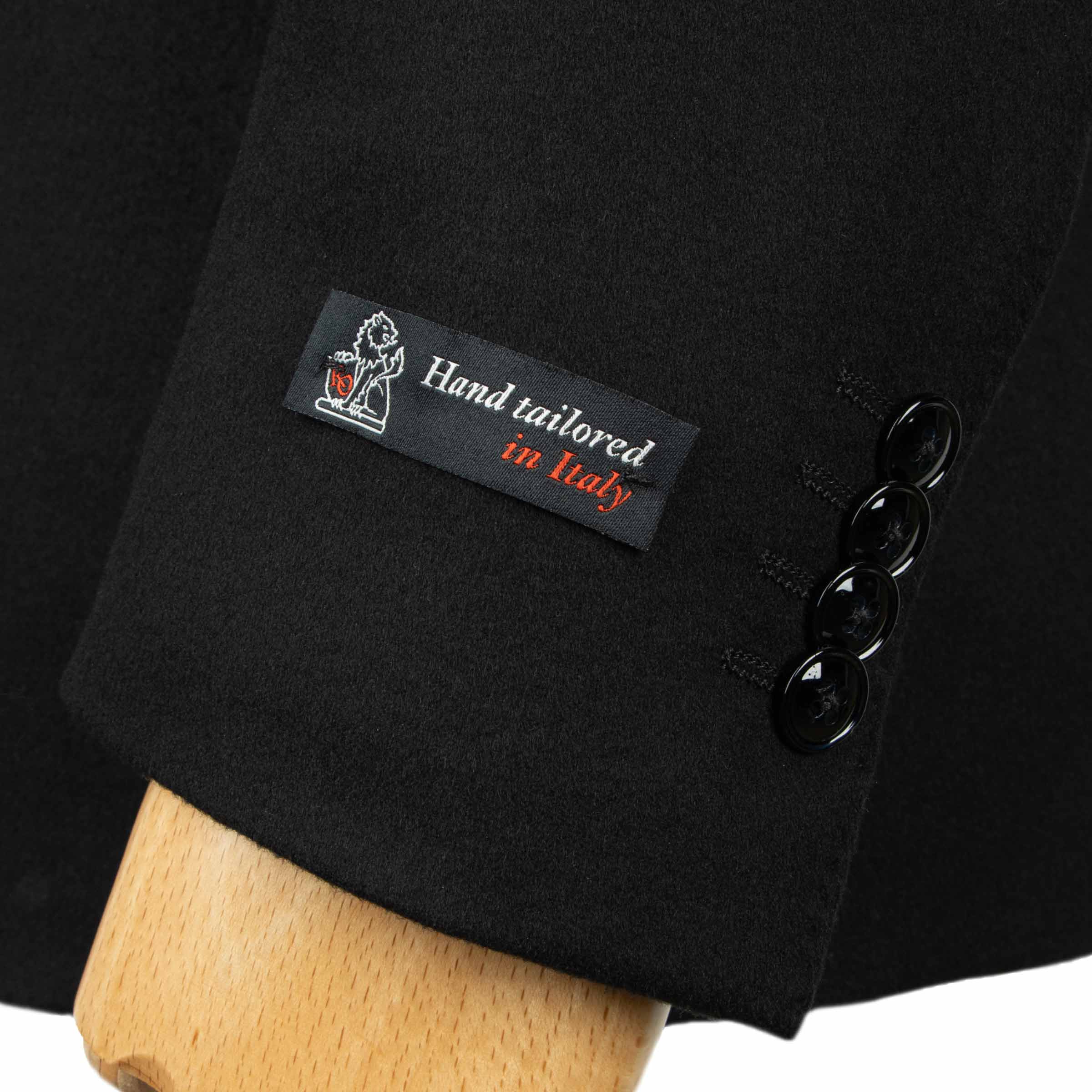 Robert Old - Black Pure Cashmere Jacket crafted with Loro Piana Fabric JACKETS Robert Old