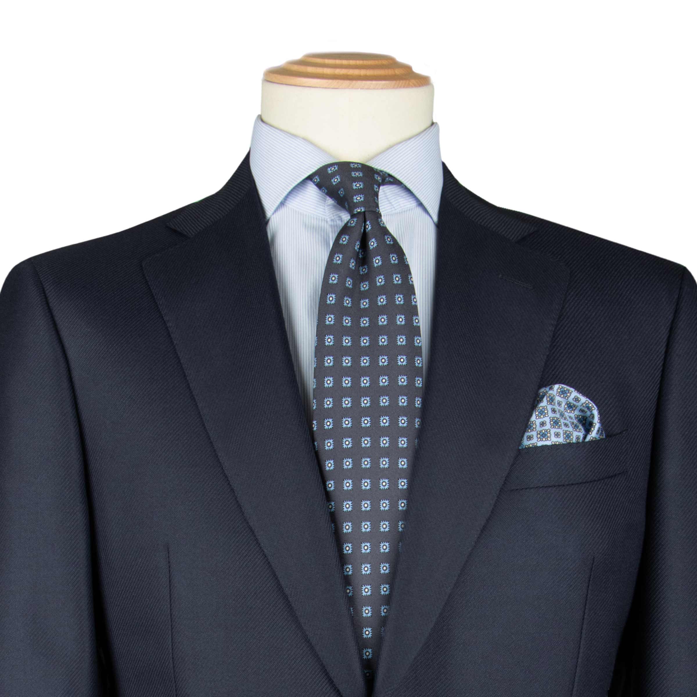 Robert Old - Navy Wool & Cashmere Twill Jacket JACKETS Robert Old
