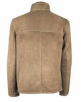 Robert Old - Stone Beige Leather Shearling Jacket LEATHERS Robert Old