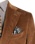 Robert Old - Vintage Vicuna Tan Cotton & Wool Corduroy Jacket Crafted In Italy JACKETS Robert Old