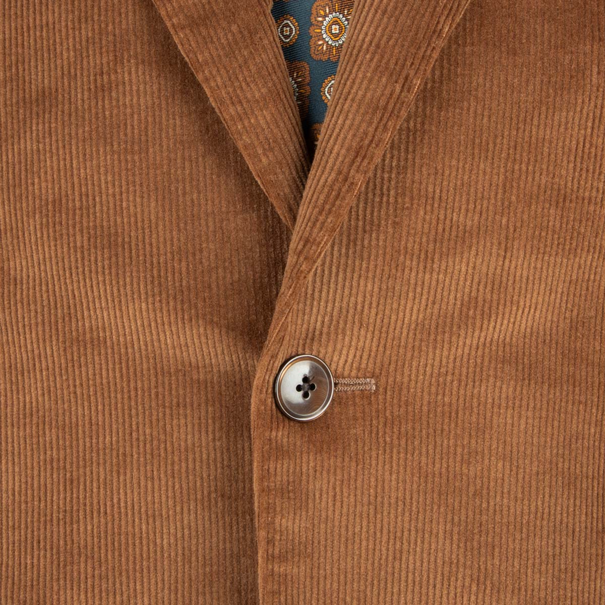 Robert Old - Vintage Vicuna Tan Cotton &amp; Wool Corduroy Jacket Crafted In Italy JACKETS Robert Old