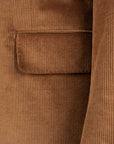 Robert Old - Vintage Vicuna Tan Cotton & Wool Corduroy Jacket Crafted In Italy JACKETS Robert Old
