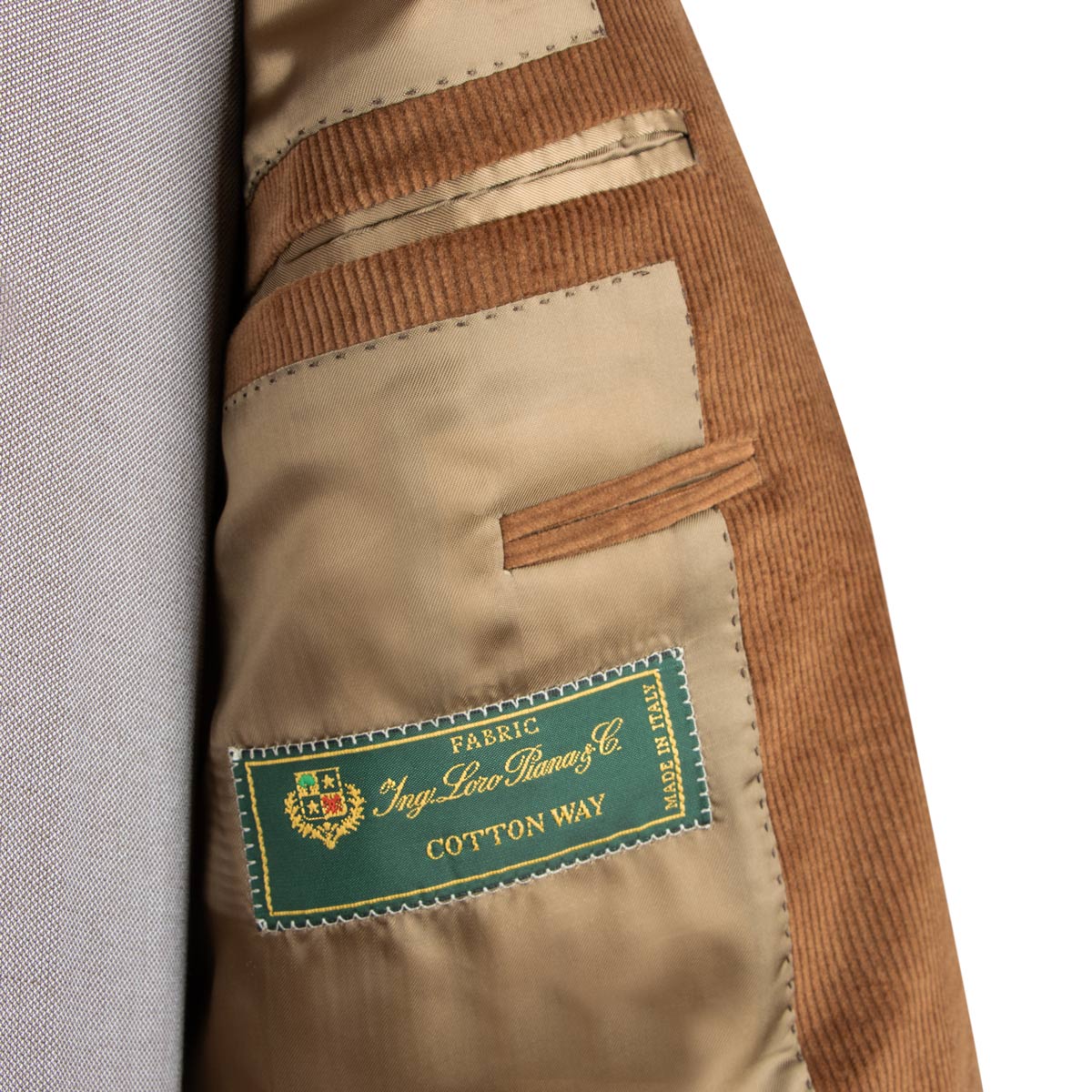 Robert Old - Vintage Vicuna Tan Cotton & Wool Corduroy Jacket