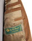 Robert Old - Vintage Vicuna Tan Cotton & Wool Corduroy Jacket Crafted In Italy JACKETS Robert Old