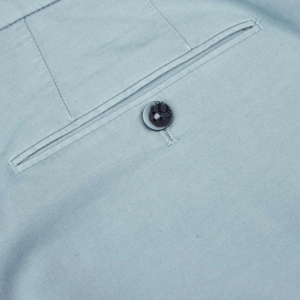 Robert Old - Powder Blue Cotton Linen Stretch Pleat Chino Shorts SHORTS Robert Old