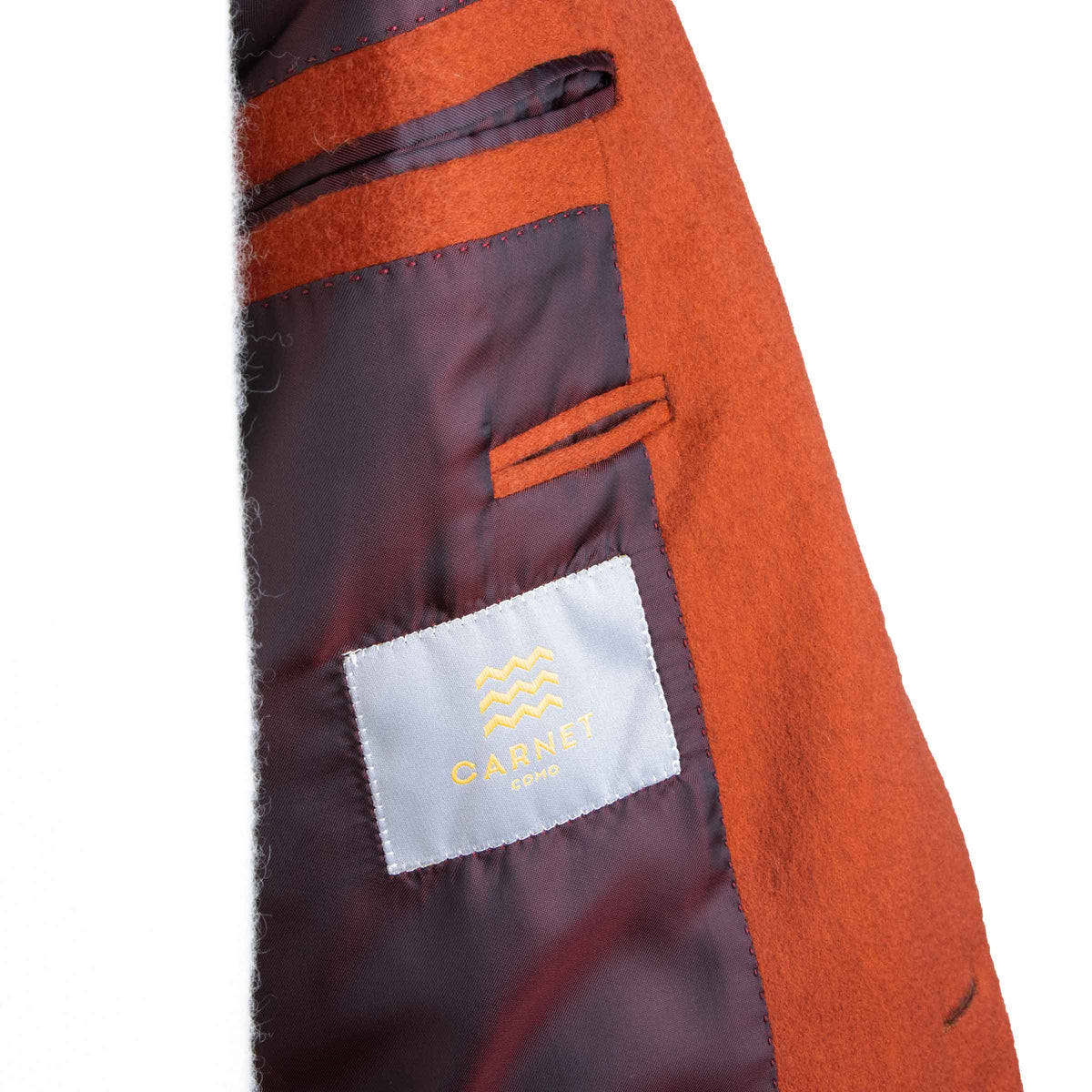 Red Pure Cashmere Italian Blazer JACKETS Robert Old