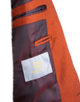 Robert Old - Red Pure Cashmere Italian Blazer JACKETS Robert Old