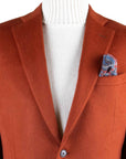 Robert Old - Red Pure Cashmere Italian Blazer JACKETS Robert Old