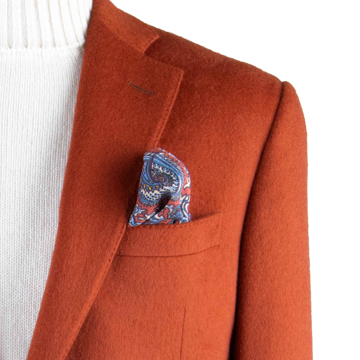 Red Pure Cashmere Italian Blazer JACKETS Robert Old