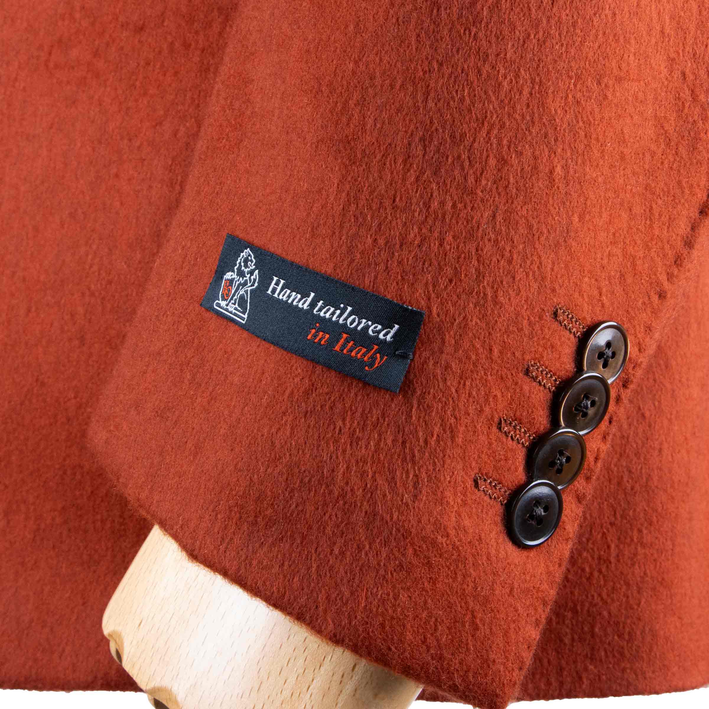 Robert Old - Red Pure Cashmere Italian Blazer JACKETS Robert Old