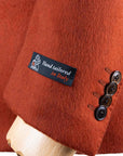 Robert Old - Red Pure Cashmere Italian Blazer JACKETS Robert Old