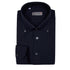 Dark Navy Italian Twill Brushed Cotton Long Sleeve Shirt L/S SHIRTS Robert Old