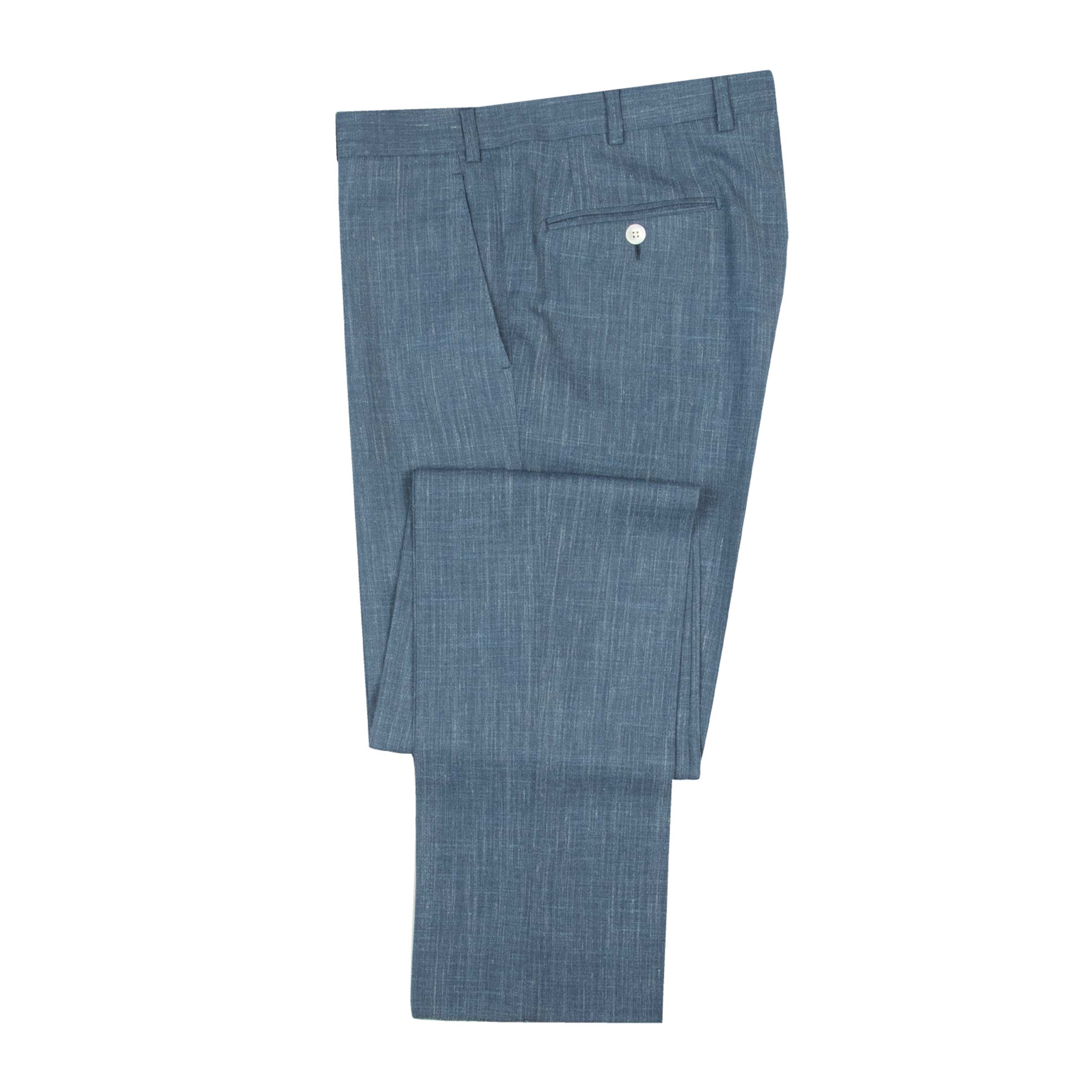 Robert Old - Light Blue Wool, Linen and Silk Suit SUITS SCUDERI