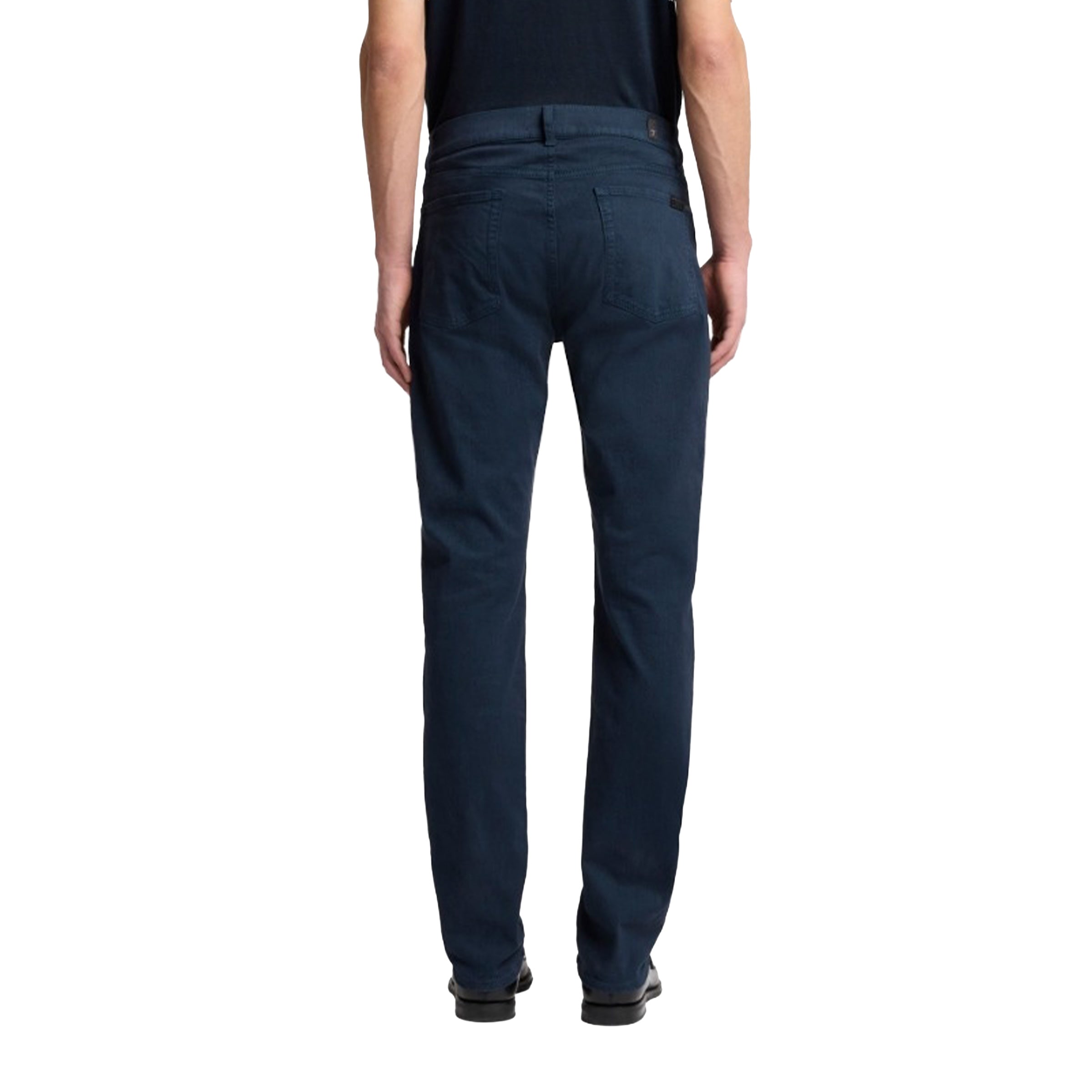 7 For All Mankind - Blue Slimmy Melange Twill Slim Jeans JEANS 7 For All Mankind
