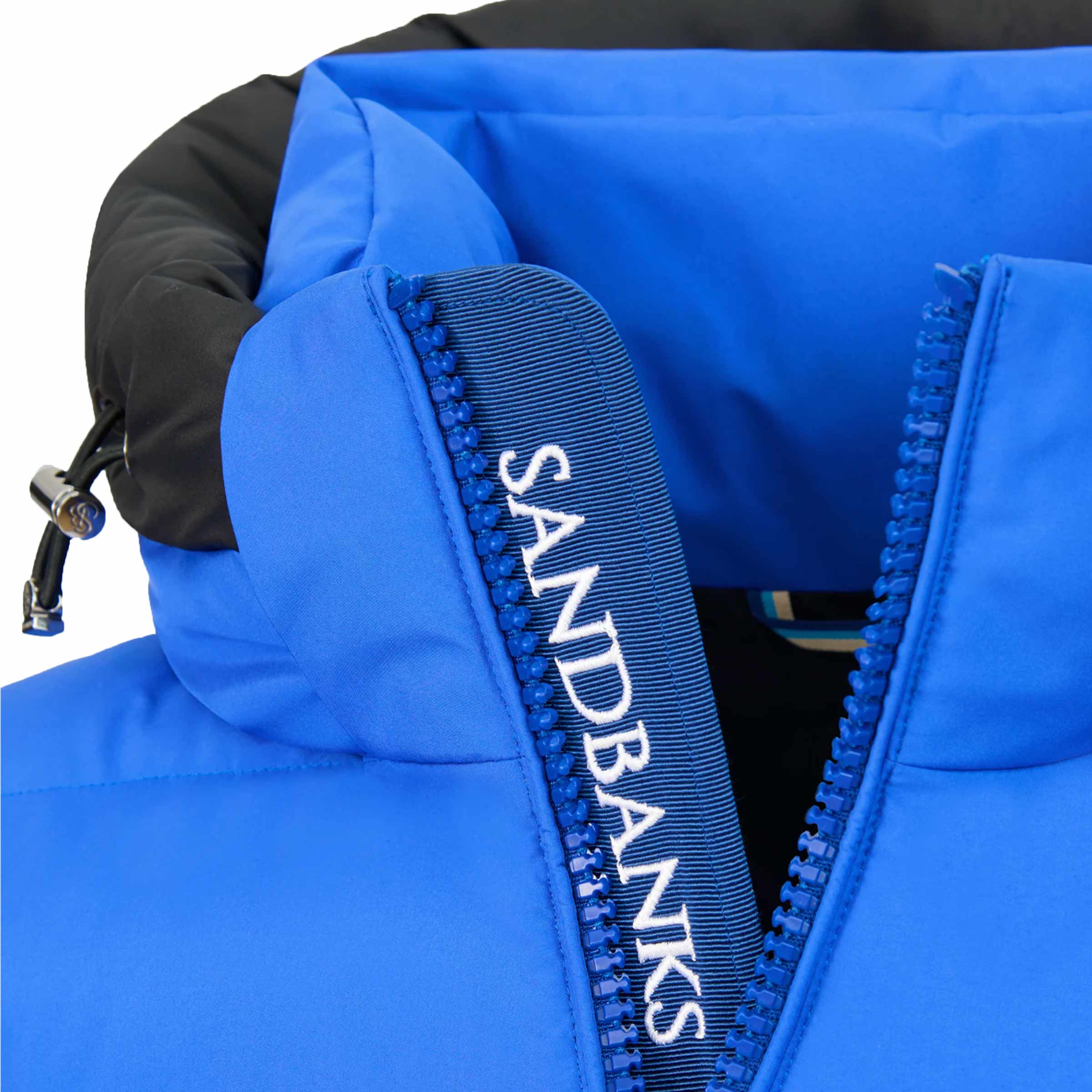 Sandbanks - Cobalt Blue Banks Puffer Jacket BLOUSONS Sandbanks