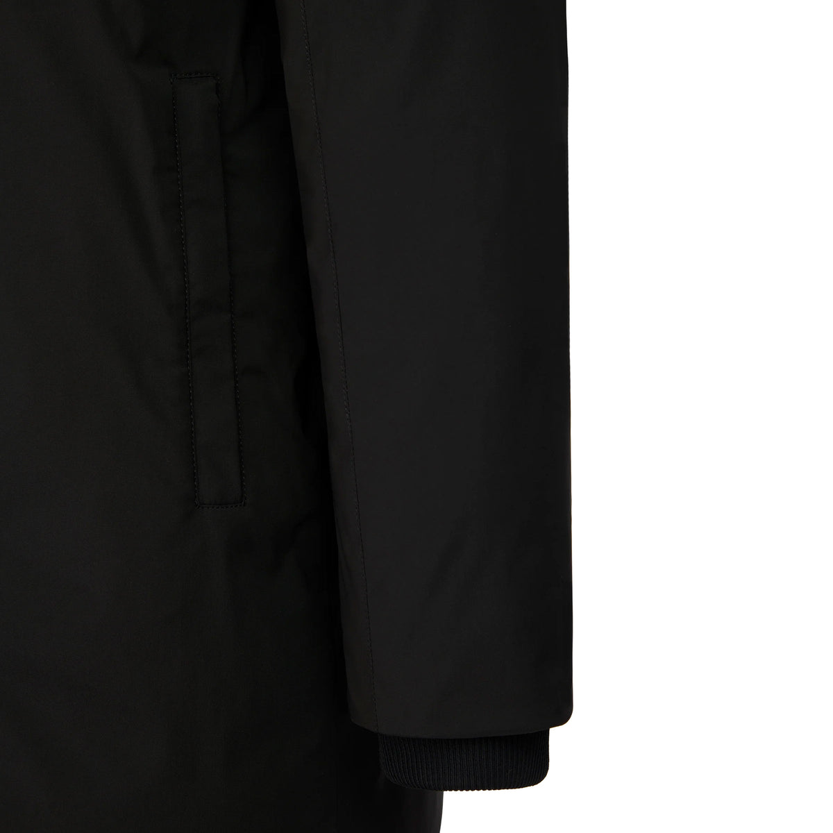 Sandbanks - Black Canford Terrace Padded Jacket BLOUSONS Sandbanks