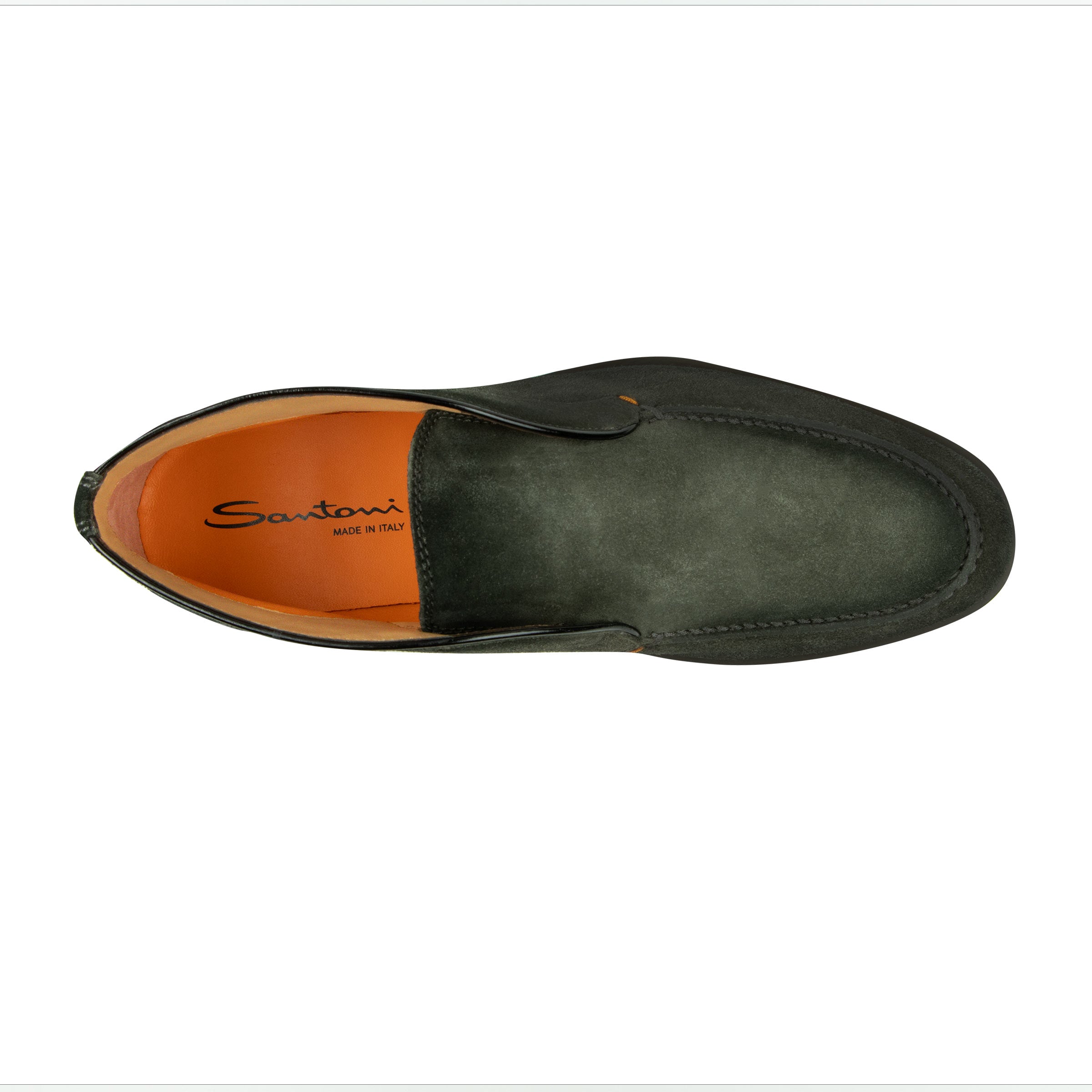 Santoni - Dark Green Suede Desert Boot SHOES Santoni