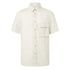 Belstaff - Silver Birch Garment Dyed Linen Scale Shirt S/S SHIRTS Belstaff