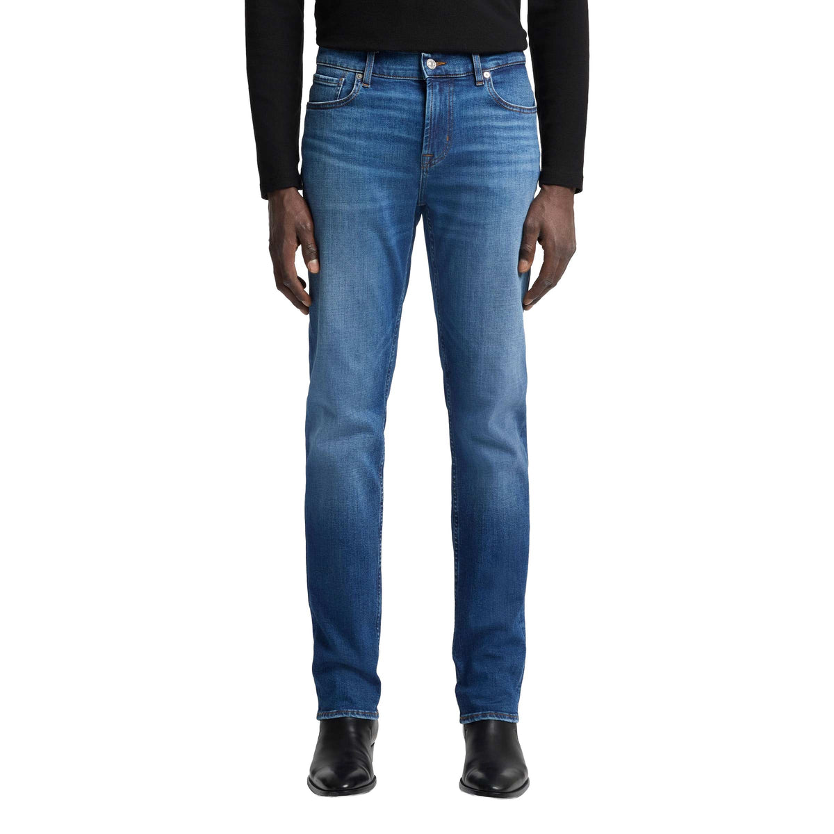 7 For All Mankind - Blue Slimmy Luxe Performance Jeans JEANS 7 For All Mankind