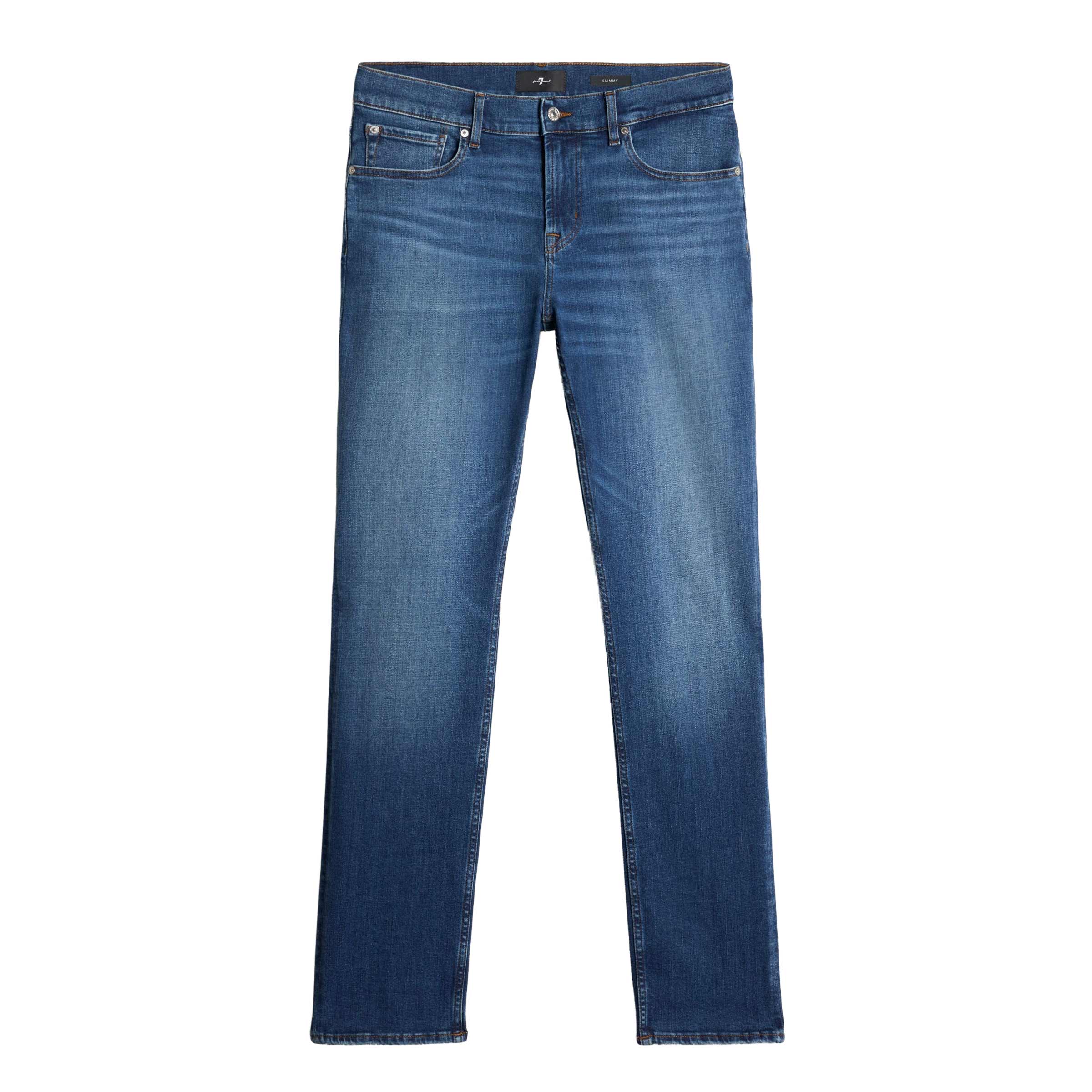 7 For All Mankind - Blue Slimmy Luxe Performance Jeans JEANS 7 For All Mankind