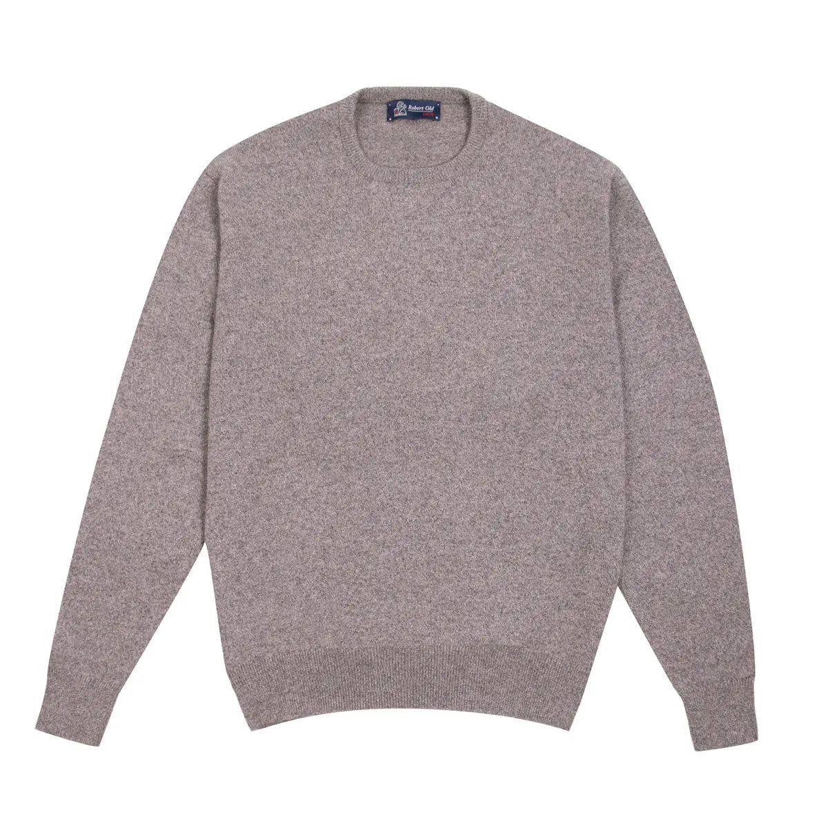 Robert Old - Stoneage Tiree 4ply Crew Neck Cashmere Sweater CASHMERE Robert Old