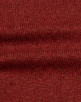 Robert Old - Russet Red Tiree 4ply Crew Neck Cashmere Sweater CASHMERE Robert Old