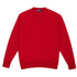 Ruby Red Tobermorey 4ply V-Neck Cashmere Sweater CASHMERE Robert Old