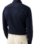 Eton - Dark Navy Filo di Scozia Jersey Slim Fit Shirt L/S SHIRTS Eton