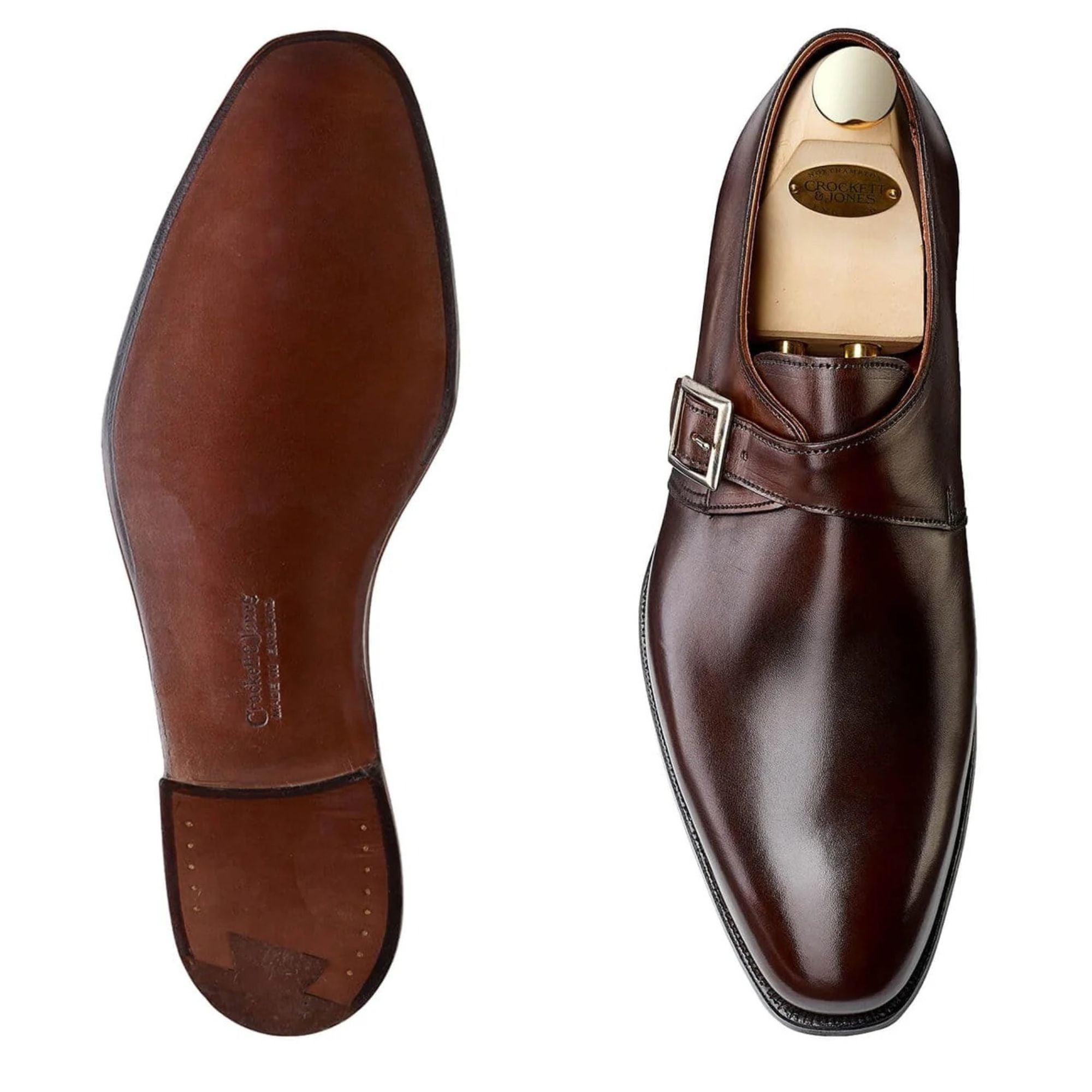 Crockett &amp; Jones - Savile 4 Hand Grade Single Monk SHOES Crockett &amp; Jones