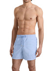 Vilebrequin - Flax Flower Blue 'Moorea' Solid Men Swim Shorts SWIMWEAR Vilebrequin