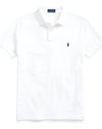 Polo Ralph Lauren - White Iconic Custom Slim Fit Mesh Polo S/S POLOS Ralph Lauren