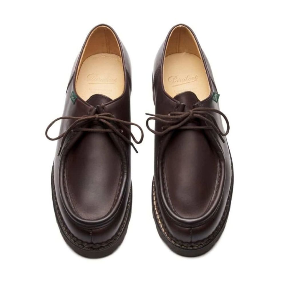 Paraboot - Michael Leather Derby Shoes – Café Brown