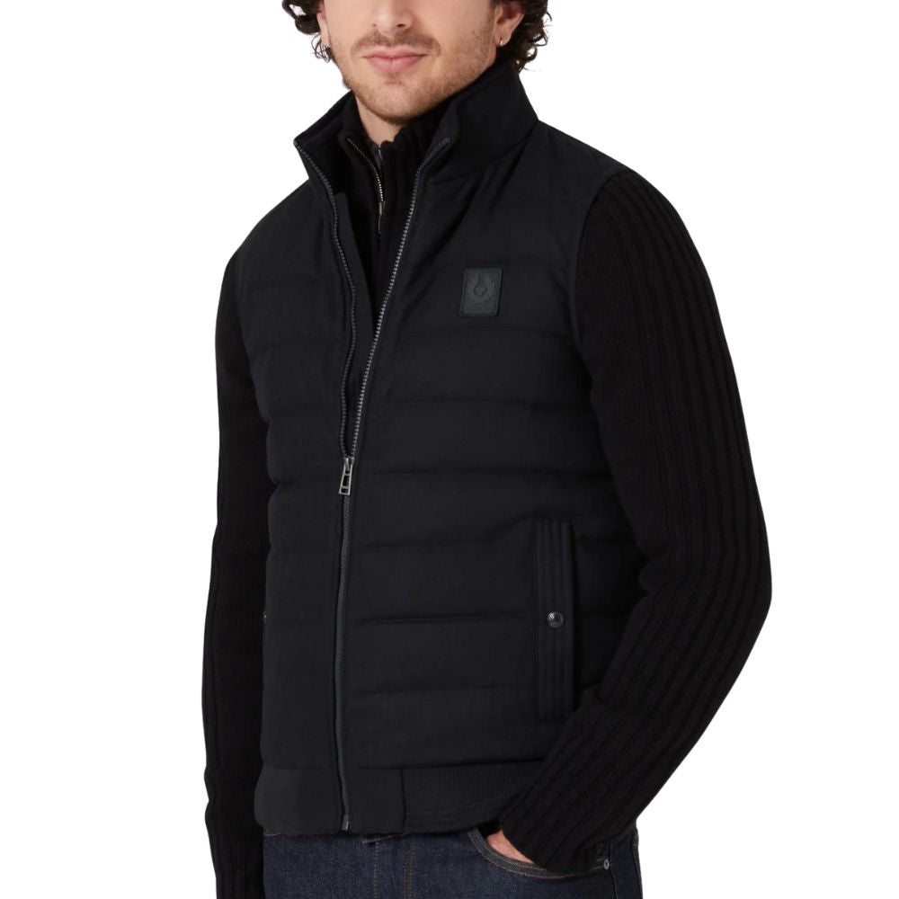 Belstaff - Wool Circuiteer Gilet Dark Ink Navy BLOUSONS Belstaff