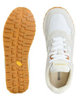Woolrich - White Gravel Sneakers in Nylon and Suede SHOES WOOLRICH