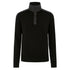 Belstaff - Black Kilmington Merino Zip Neck KNITWEAR Belstaff