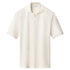 Eton - Off White Interlock Cotton Open Collar Knit Polo Shirt S/S POLOS Eton