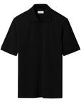 Eton - Black Piqué Polo Shirt S/S POLOS Eton