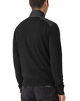 Belstaff - Kilmington Merino Zip Neck - Black KNITWEAR Belstaff