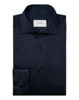 Eton - Dark Navy Filo di Scozia Jersey Slim Fit Shirt L/S SHIRTS Eton