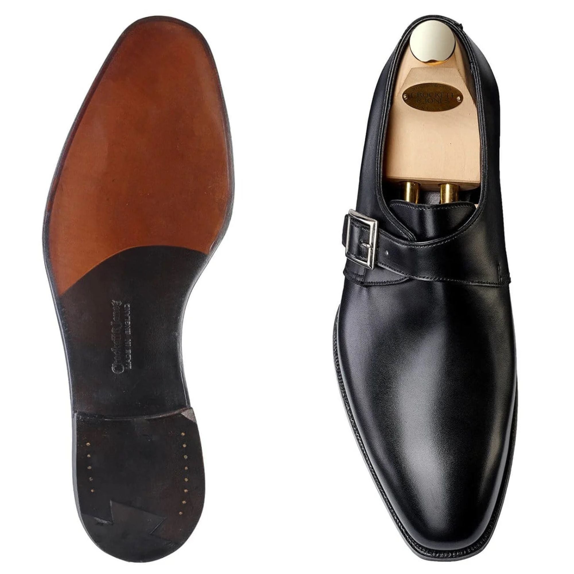 Crockett &amp; Jones - Savile 4 Hand Grade Single Monk SHOES Crockett &amp; Jones